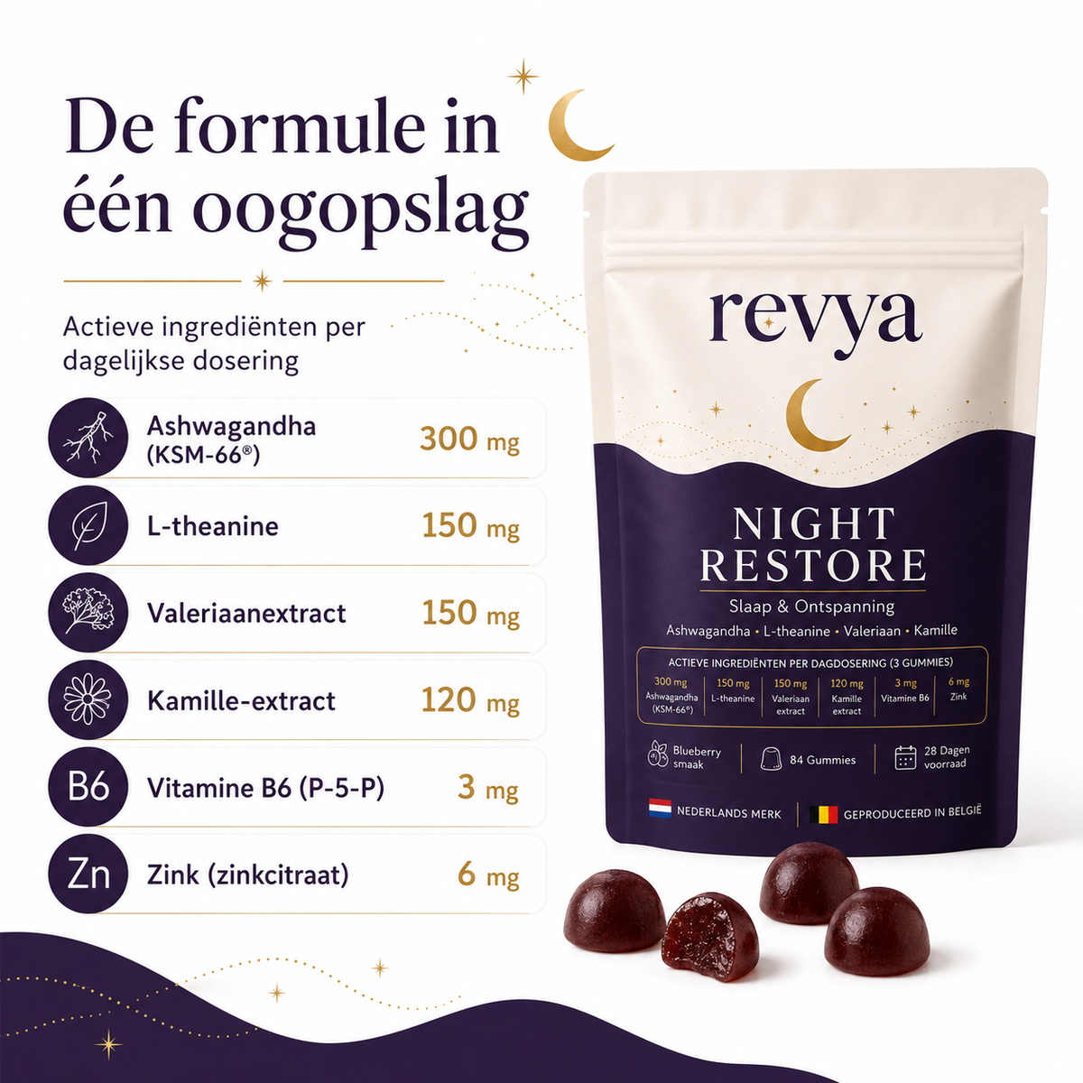 Revya Night Restore - Gummies